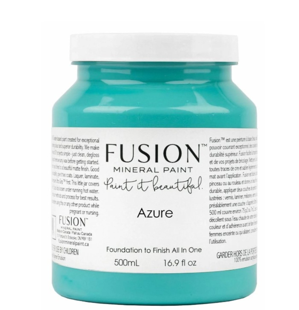 Peinture minérale fusion 500ml couleur 45 Azure