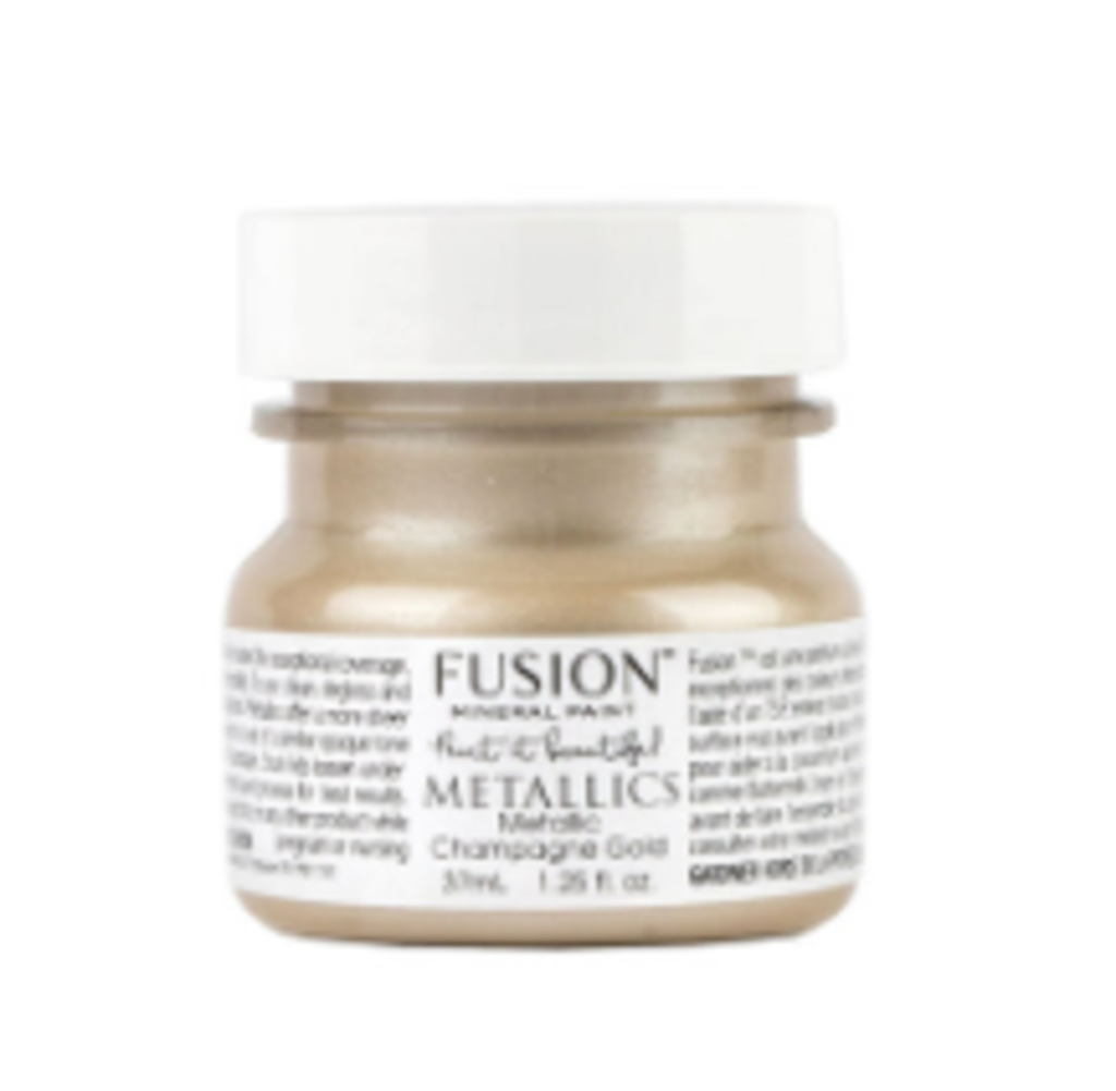 Peinture minerale fusion metalique champagne gold 37ml