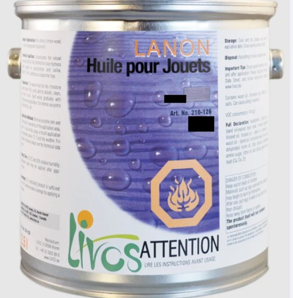 Lanon- huile jouet aubergine 50ml