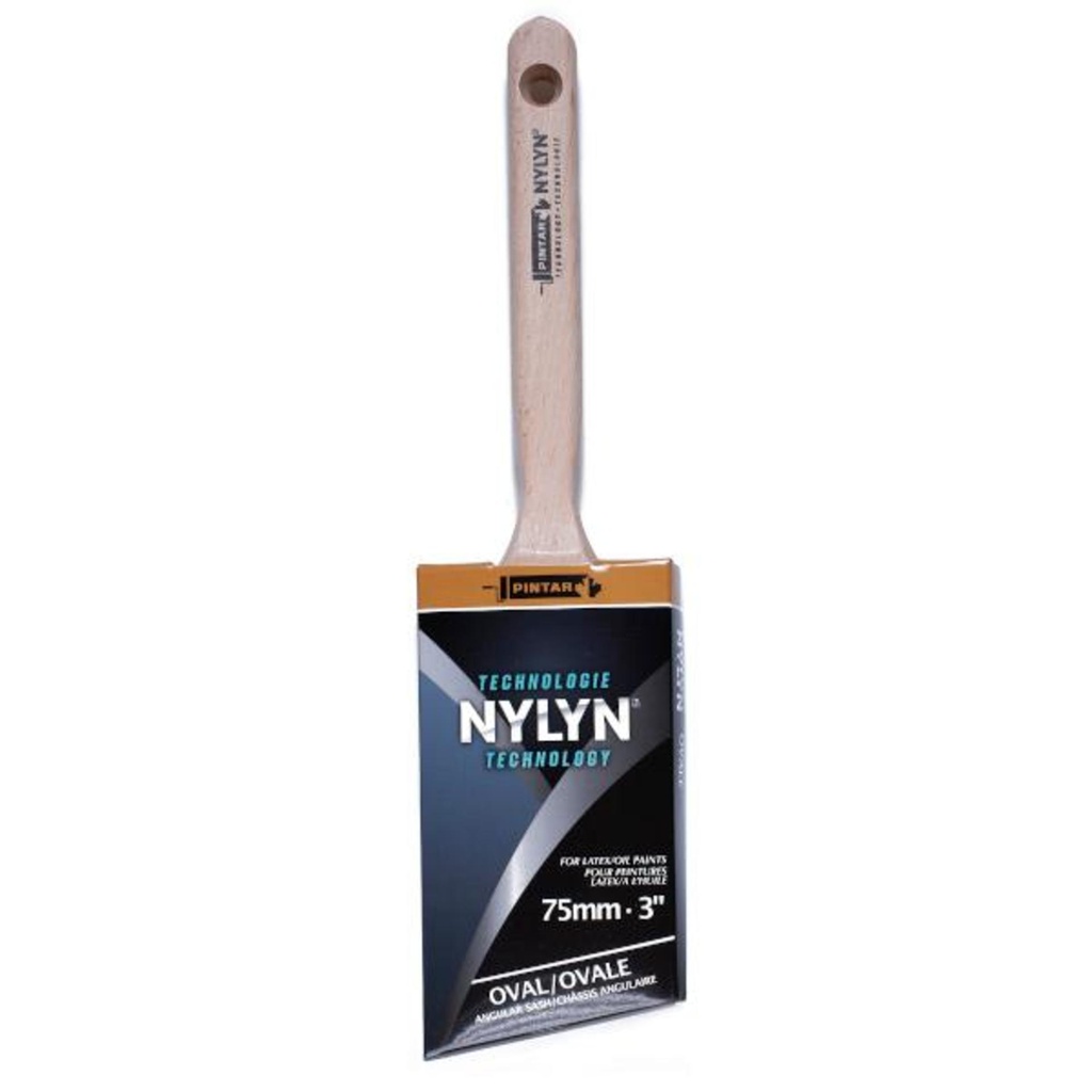 Pinceau nylyn ovale angulaire 3po