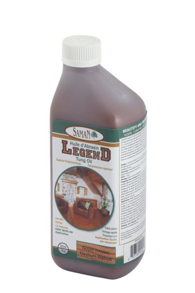 Huile d'abrasin Saman 500 ml noyer moyen