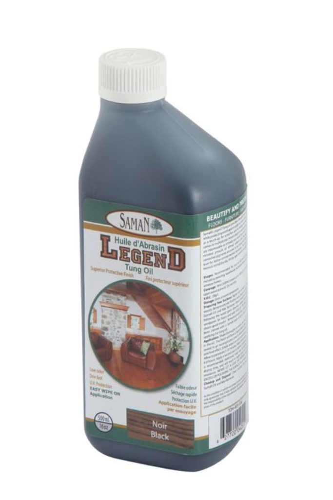 Huile d'abrasin Saman  500 ml noir