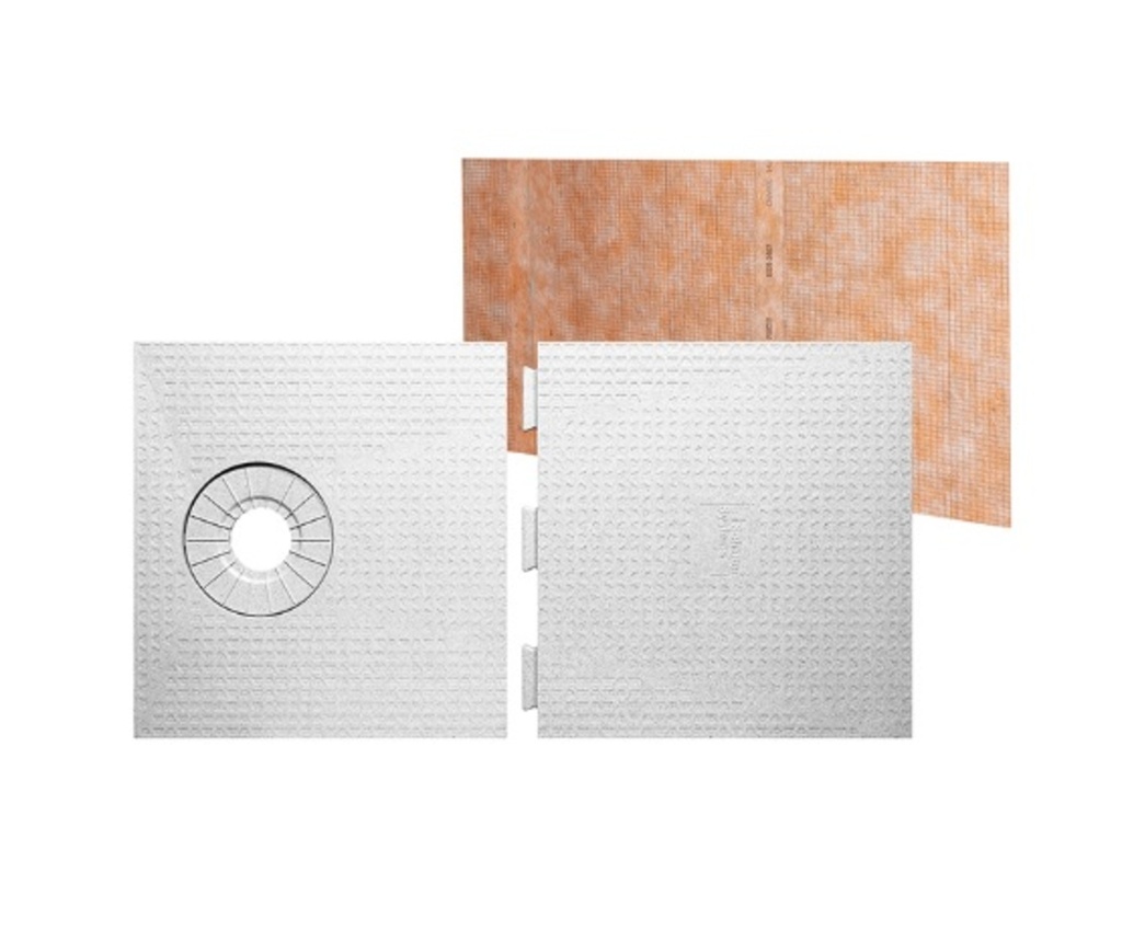 D- kerdi-shower-st base de douche 32 x 60 decentree