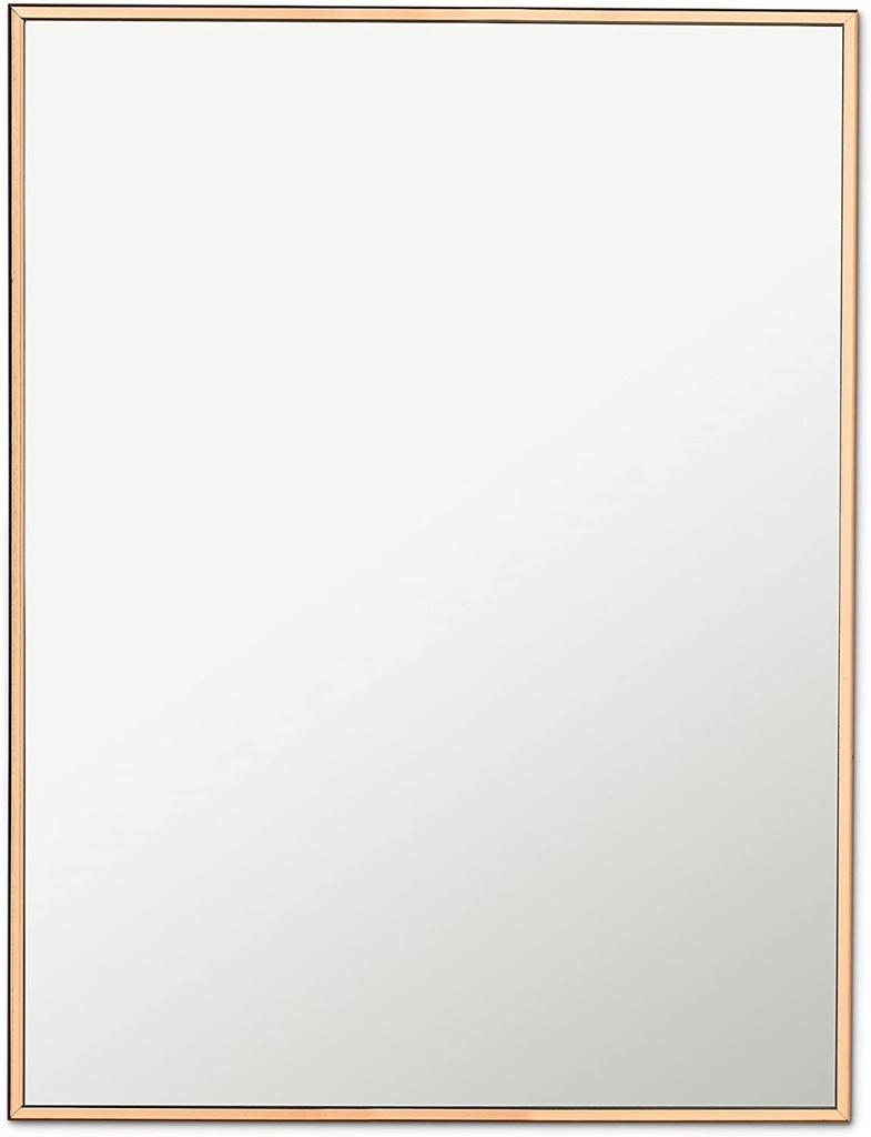 Miroir rectangle copper 12 x 16po cuivre