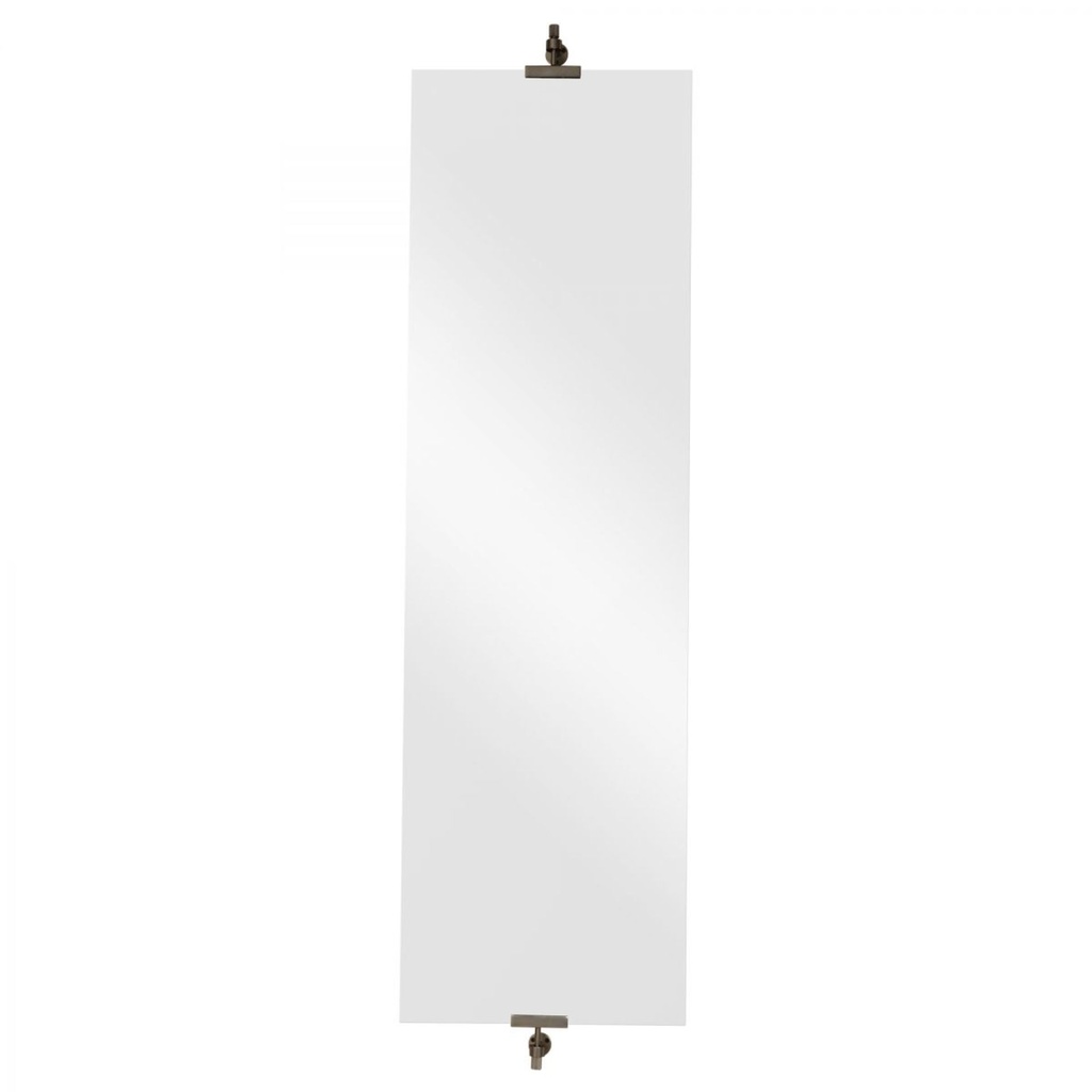 [5RW-MT1754] MIROIR ASHLAR PIVOTANT SUPPORT EN METAL 18X60
