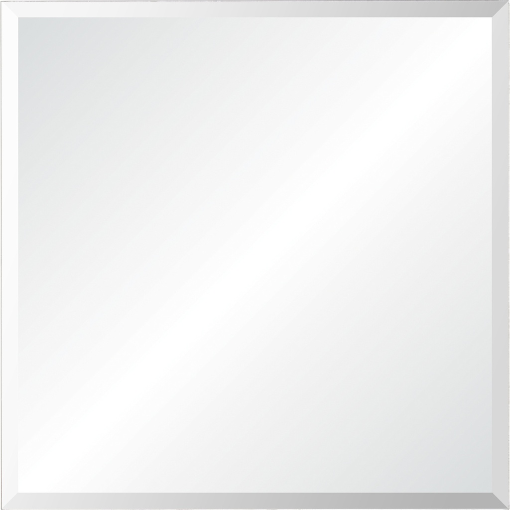 [5RW-MT639] Miroir vogue carre en verre biseaute 30x30