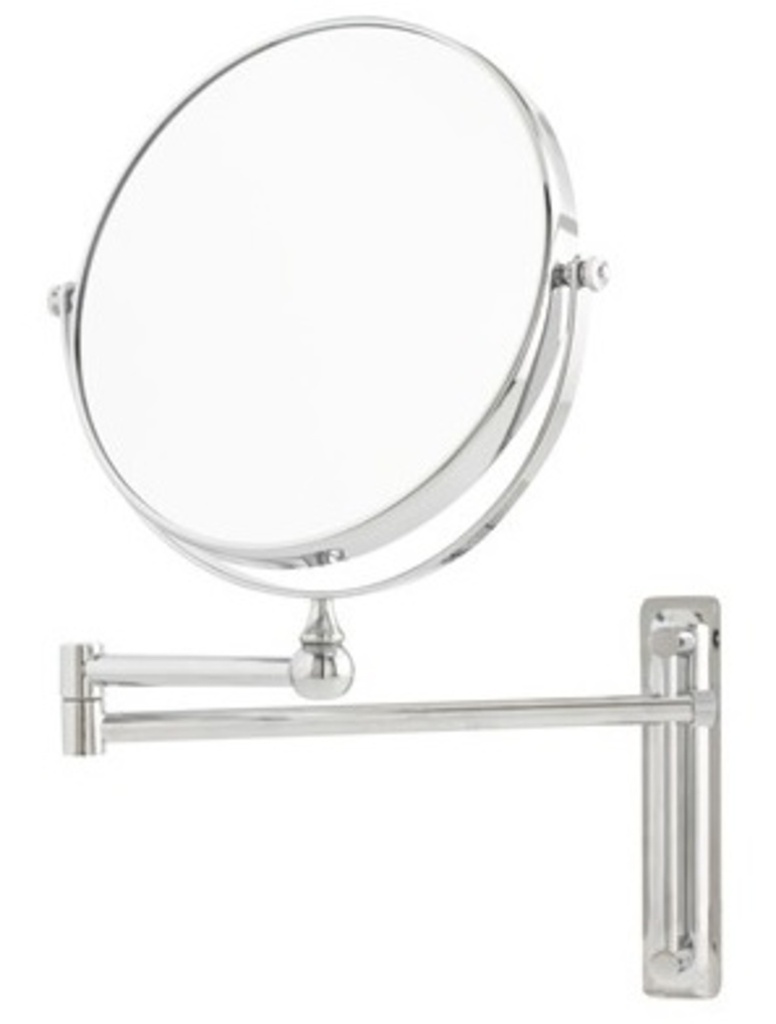 Miroir mural chrome pivotant 10x
