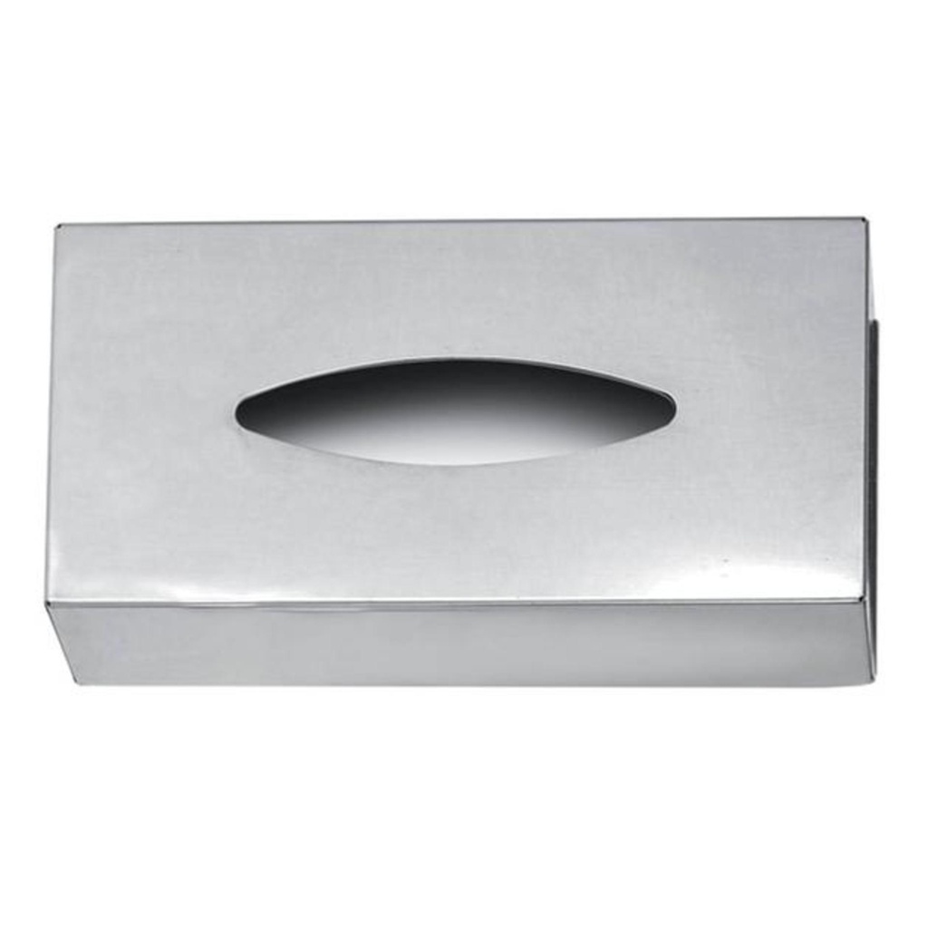 D- Boite de mouchoir murale/comptoir chrome