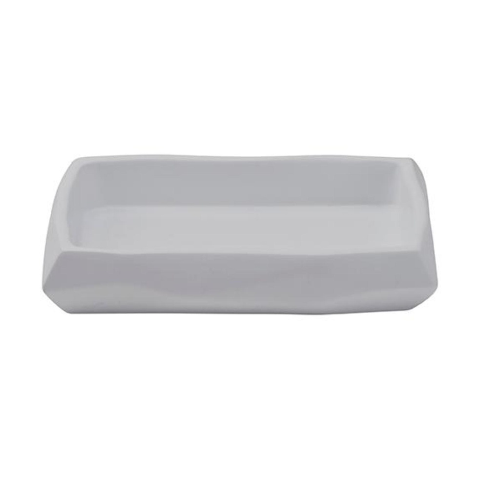 D- Porte savon nest en résine gris