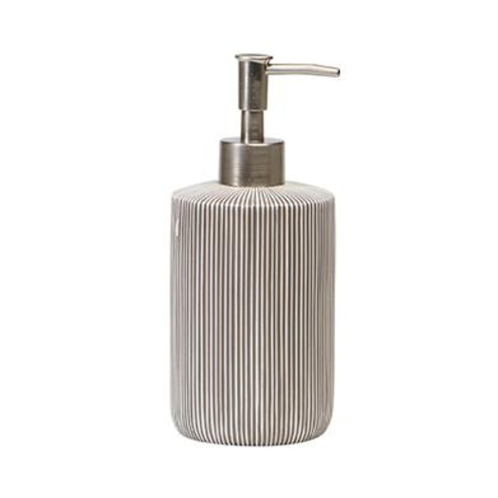 D- Pompe a savon matisse rayure naturel