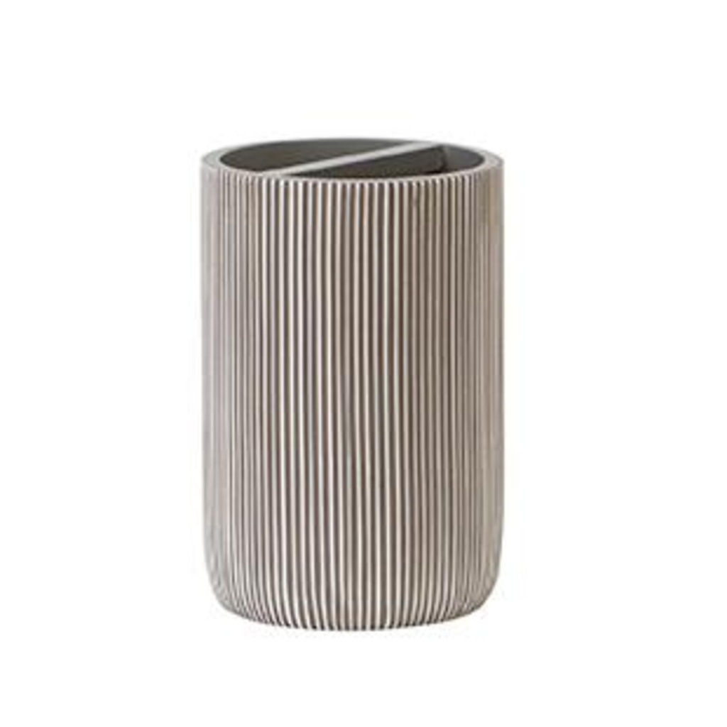 D- Porte brosse a dent matisse rayure naturel